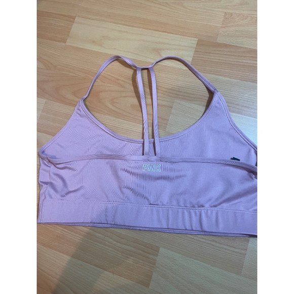Pink Active VS Victorias Secret Ultimate Sports Bra Dusty Pink Rose Sz XL EUC - Picture 4 of 7